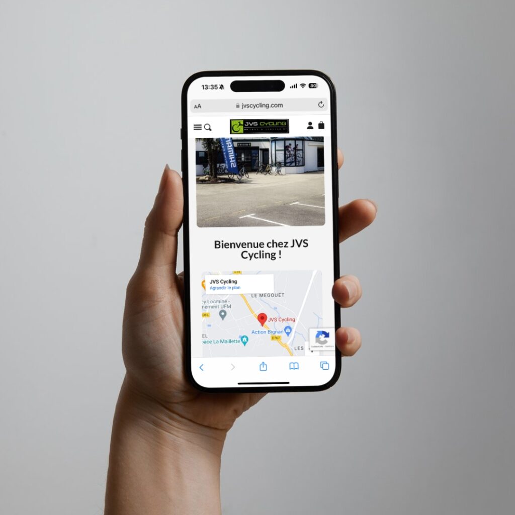 Site Web JVS Cycling Locminé